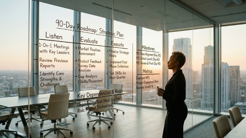 What Does a CEO Do in the First 90 Days of a New Role